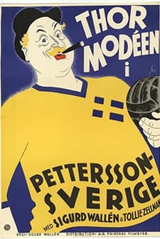 Pettersson - Sverige (1934) afişi