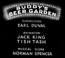 Buddy's Beer Garden (1933) afişi
