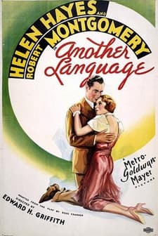Another Language (1933) afişi