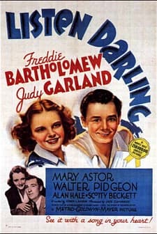 Listen, Darling (1938) afişi