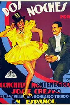 Dos Noches (1933) afişi