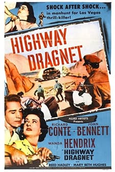 Highway Dragnet (1954) afişi