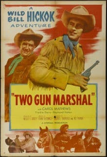 Two Gun Marshal (1953) afişi