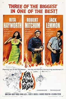 Fire Down Below (1957) afişi