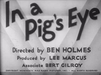 ın A Pig's Eye (1934) afişi