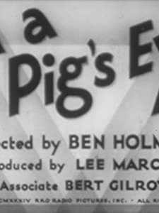 ın A Pig's Eye (1934) afişi