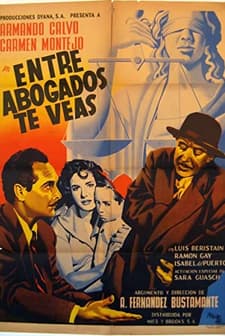 Entre Abogados Te Veas (1951) afişi
