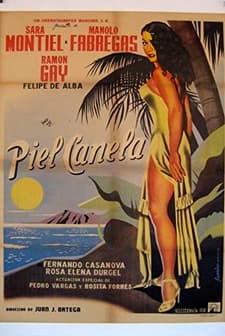 Piel Canela (1953) afişi