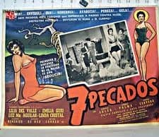 Siete Pecados (1959) afişi