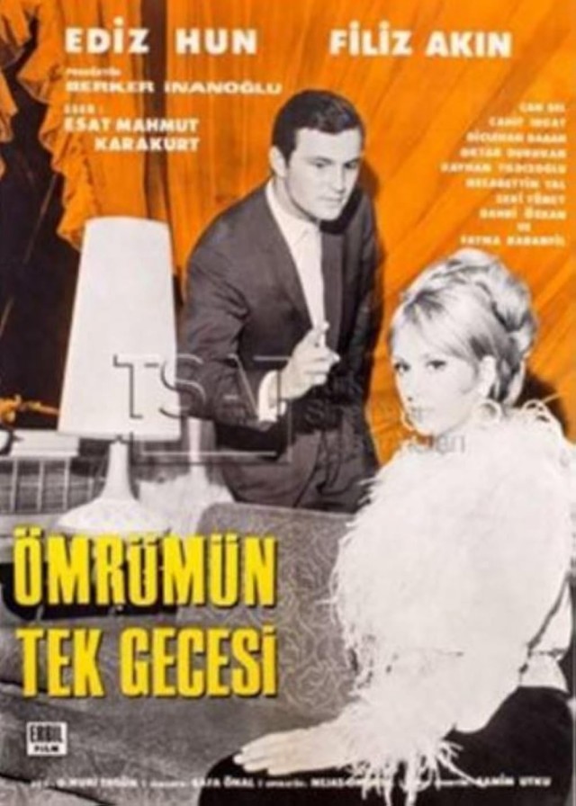 Ömrümün Tek Gecesi (1968) afişi