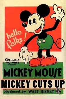 Mickey Cuts Up (1931) afişi