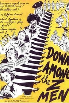 Down Among The Z Men (1952) afişi