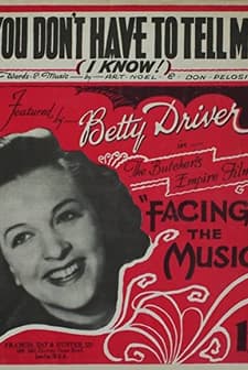 Facing The Music (1941) afişi