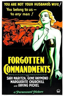 Forgotten Commandments (1932) afişi