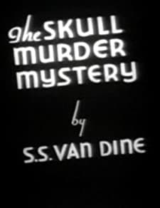The Skull Murder Mystery (1932) afişi