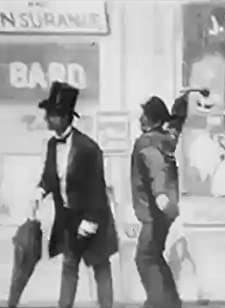 How They Rob Men in Chicago (1900) afişi