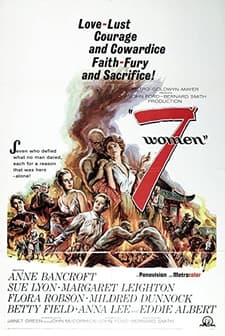 7 Women (1966) afişi