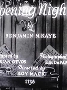 Opening Night (1931) afişi