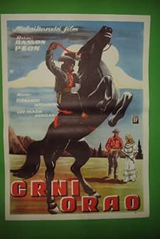 El águila Negra (1954) afişi
