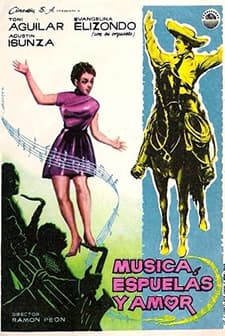 Música, Espuelas Y Amor (1955) afişi