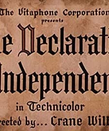 Declaration Of Independence (1938) afişi