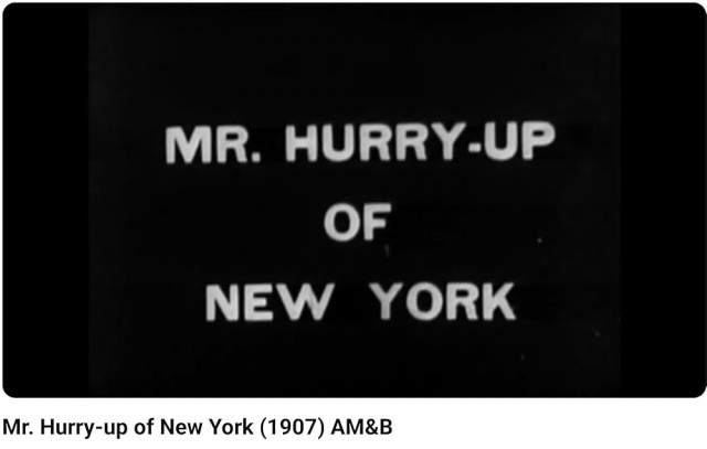 Mr. Hurry-up (1907) afişi