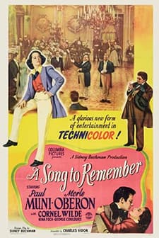 A Song To Remember (1945) afişi
