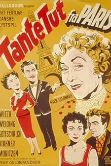 Tante Tut Fra Paris (1956) afişi