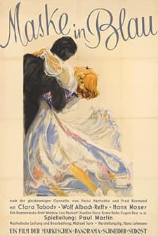 Maske In Blau (1943) afişi