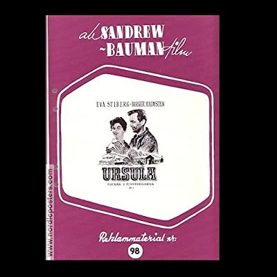 Ursula - Flickan I Finnskogarna (1953) afişi