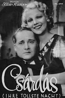 Csardas (1935) afişi