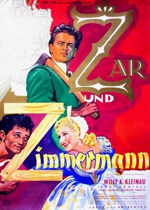 Zar Und Zimmermann (1956) afişi