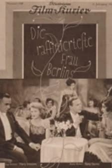 Die Raffinierteste Frau Berlins (1927) afişi
