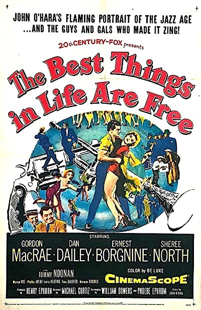 The Best Things In Life Are Free (1956) afişi