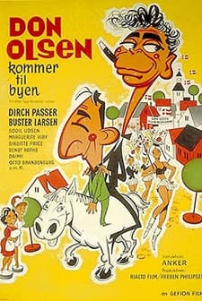 Don Olsen Kommer Til Byen (1964) afişi