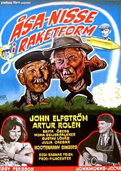 Åsa-nisse I Raketform (1966) afişi