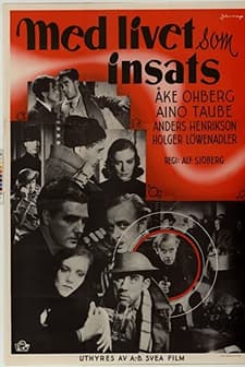 Med Livet Som Insats (1940) afişi