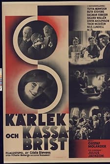 Kärlek Och Kassabrist (1932) afişi