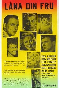Får Jag Låna Din Fru? (1959) afişi