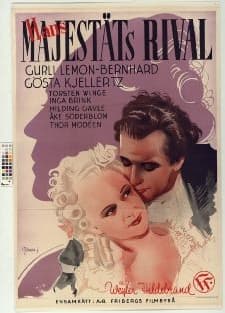 Hans Majestäts Rival (1943) afişi