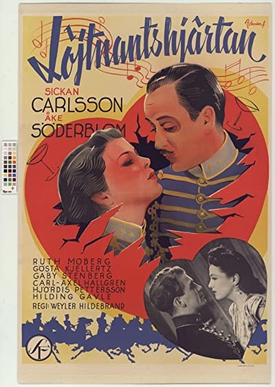 Löjtnantshjärtan (1942) afişi