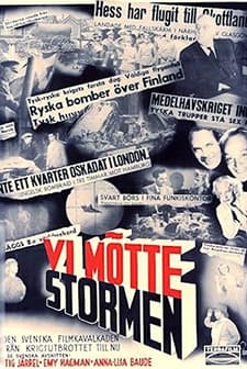 Vi Mötte Stormen (1943) afişi