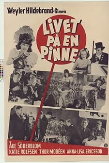 Livet På En Pinne (1942) afişi