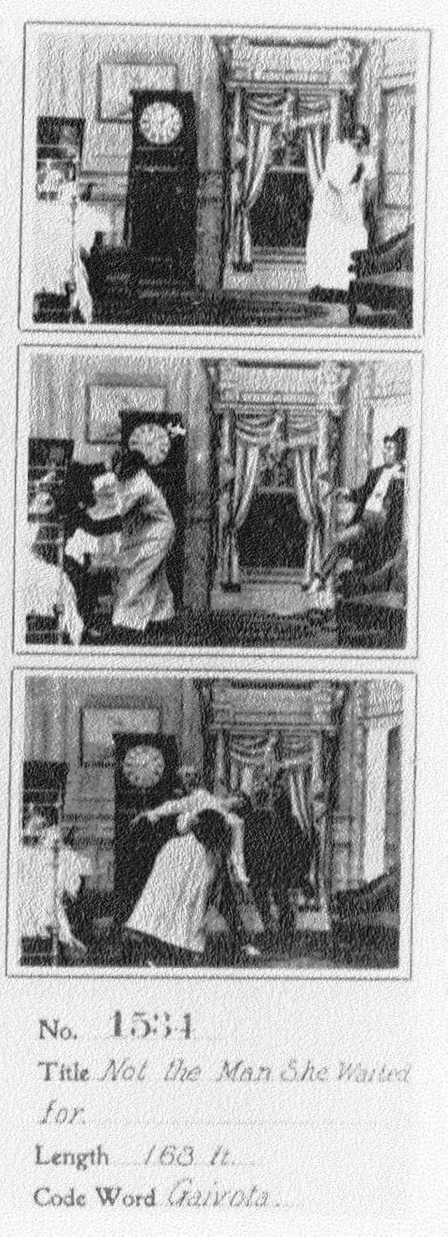 Not The Man She Waited For (1900) afişi