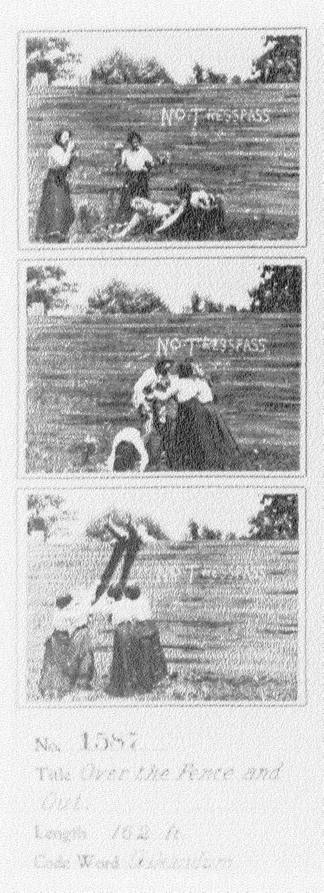 Over The Fence And Out (1900) afişi