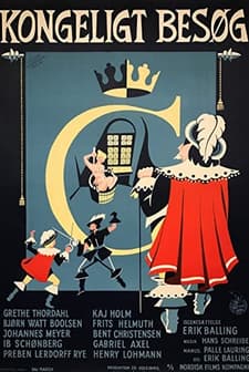 Kongeligt Besøg (1954) afişi