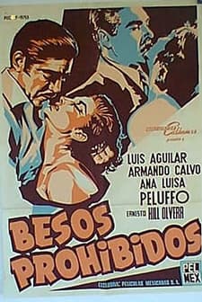 Besos Prohibidos (1956) afişi
