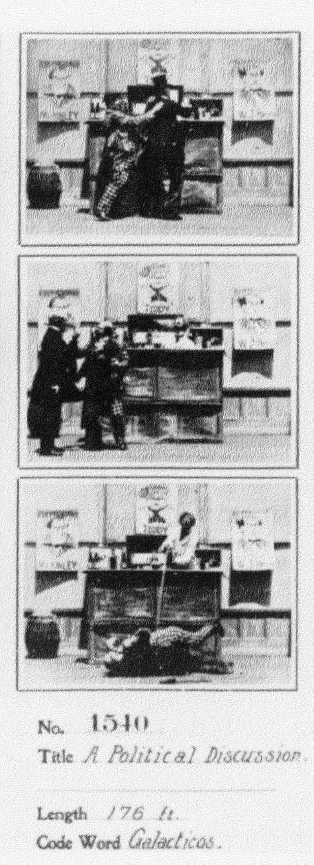 A Political Discussion (1900) afişi