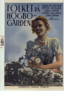 Folket På Högbogården (1940) afişi