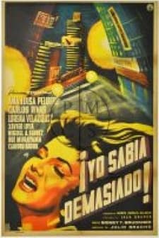 ¡Yo sabia demasiado! (1960) afişi